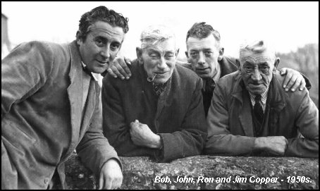 Bob, John, Ron and Jim Copper - 1950s