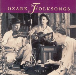 Cover picture showing Vance Randolph recording 'Deacon' Hembree's fiddling - 1941 or '42.