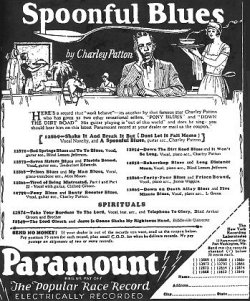 Advert for Spoonful Blues