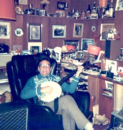 Ray at home, Vassal Road, mid-1980s, courtesy Dave Andrews